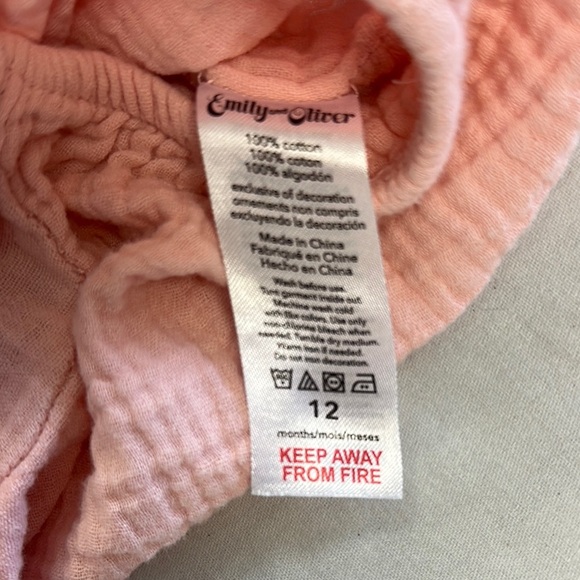 Emily Oliver - Pink Baby Romper - Picture 2 of 3